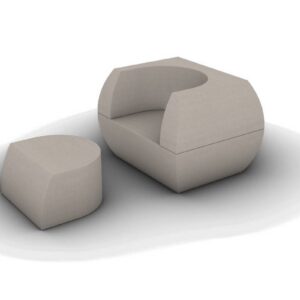 Nyx, il trasformabile da poltrona a letto con pouf